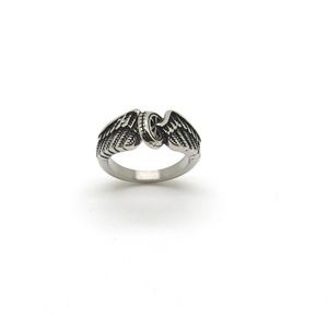 Stainless Steel Wings Ring.Wheel Ring
